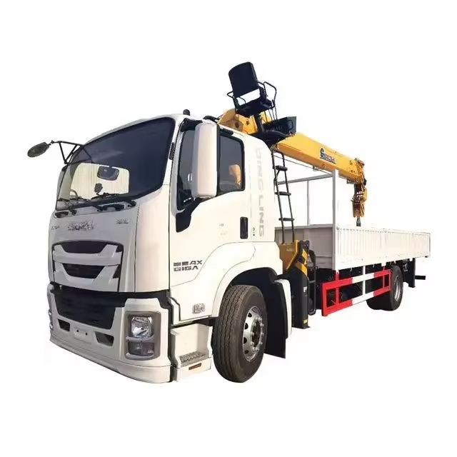 Caminhão guindaste japonês Isuzu GIGA 10 toneladas